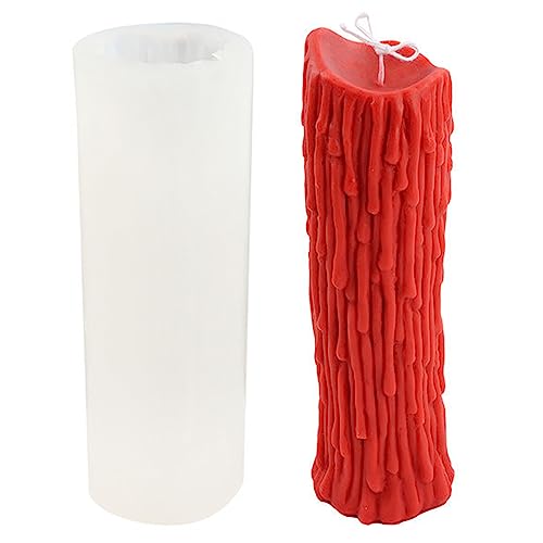 Avejjbaey Stumpenkerzenform, Epoxidharz-Silikonform, Tropfen-Design, einfaches Entformen für selbstgemachte Kerzen, Seife, Avejjbaey Stumpenkerzenform, Epoxidharz-Silikonform, Tropfen-Design, einfaches Entformen für selbstgemachte Kerzen, Seife, von Avejjbaey