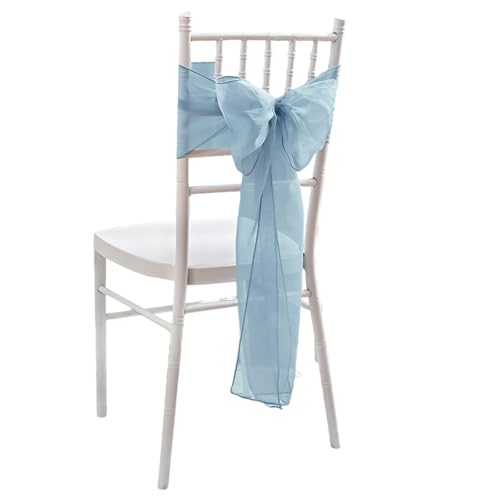 Avejjbaey Verleihen Sie Hochzeitsstuhl-Schleifen einen Hauch von Klasse. Langlebigkeit, Polyester-Stuhlschleife, passend für die meisten Stuhltypen, Rückendekoration, elegante Hochzeitsdekoration von Avejjbaey