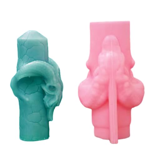 Avejjbaey Ziegenschädel-Silikonformen für Epoxidharz, Kerzenseife, Zuhause, Urlaubsdekoration, Halloween-Thema, Avejjbaey Ziegenschädel-Silikonformen für Epoxidharz, Kerzenseife, Zuhause, Urlaubsdekoration, Halloween-Thema, von Avejjbaey