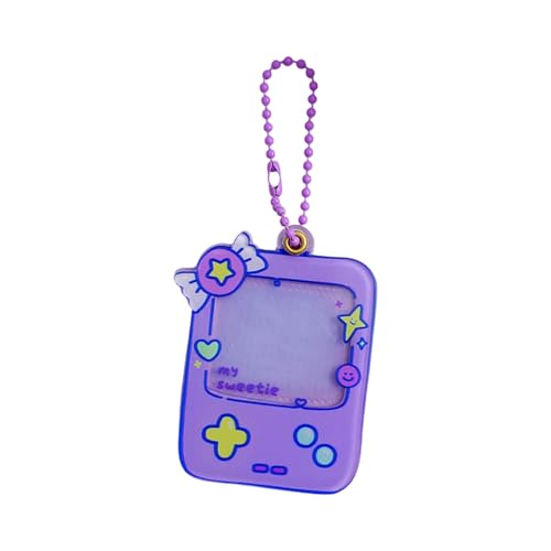 Cartoon Kartenhalter Acryl Photo Card Speicher Display Anhängerkartenclip Kreative Schlüsselbund Kreative Keyrings Acrylfoto Cartoon Kartenhalter Für Schüler von Avejjbaey