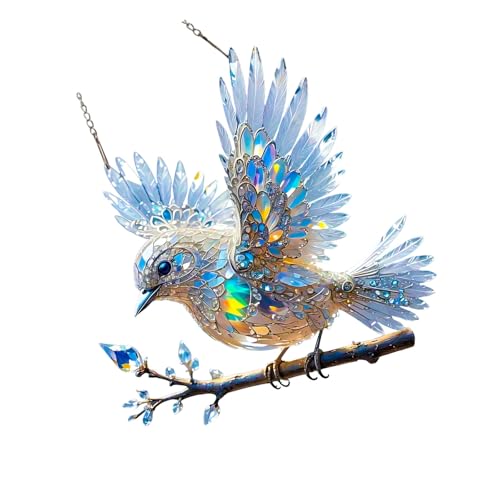 Doppelseitiger Acryl Bluebird Sun Catcher Hanging Ornament Mit Kettenbuntkunstdesign Gartenfenster Home Dekoration Acrylfleckige Vögel Hängende Vögel Hängen Doppelseitiger Acryl Bluebird Sun Catcher Hanging Ornament Mit Kettenbuntkunstdesign Gartenfenster Home Dekoration Acrylfleckige Vögel Hängende Vögel Hängen von Avejjbaey