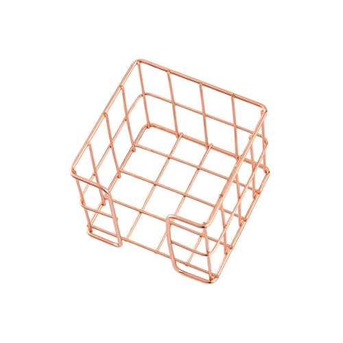 Eisendrahtnoten Blockhalter Schreibtisch Notizier Storage Box Memo Pad Metal Note Box Für Office 27x95x80mm Schreibtisch Organisatoren von Avejjbaey