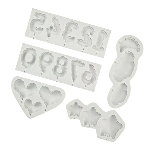 Fondant Schokoladenformen Herzstern Wolken Silikonform Mousses Kuchen Dekoration Werkzeug Kerzenseife Schimmel Fondant Schokoladenformen Herzstern Wolken Silikonform Mousses Kuchen Dekoration Werkzeug Kerzenseife Schimmel von Avejjbaey