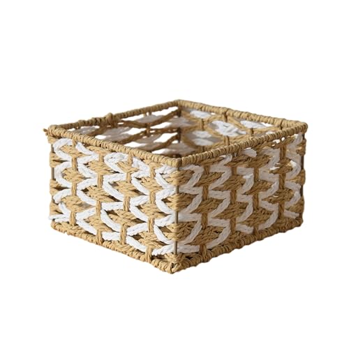 Gewebter Aufbewahrungskorb Für Spielzeugkosmetik Schmuck Papier Seil Korb Mülleimer Für Schlafzimmer Regale Spielzeug Buch Dekorative Büro Schreibtisch Gewebter Aufbewahrungskorb Für Spielzeugkosmetik Schmuck Papier Seil Korb Mülleimer Für Schlafzimmer Regale Spielzeug Buch Dekorative Büro Schreibtisch von Avejjbaey