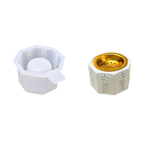 Premium Lebensmittel Silikonzusammenzusammenspritzen Brenner Schimmel Für Kerzenherstellung Und Aromatisches Handwerk Mit Arabischem Design Schneidendiffusor Silikonform von Avejjbaey