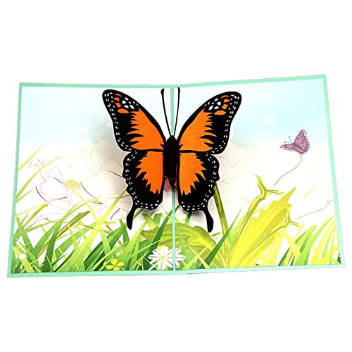 Schmetterling-Pop-Up-Karte, 3D-Schmetterlinge, Geburtstagsgrußkarten für Valentinstag, Abschluss, Jahrestag, Muttertag, Postkarten, 3D-Grußkarte zum Jahrestag von Avejjbaey