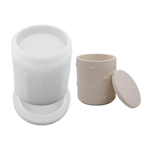 Silikonform Für Harzkerzenhalter Kreativer Herz Charme Crafting Epoxy Tonform Schmuck Aufbewahrungsbehälter Dekorative Silikonform Tonhandwerk von Avejjbaey