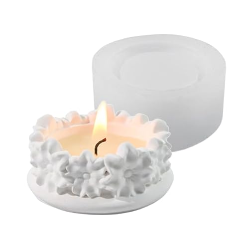 Silikonform mit Blumen-Schnitzerei, Epoxidharz, Silikonformen für Kerzenhalter, Teelichthalter, Heimdekoration, Silikon-Zylinderformen Silikonform mit Blumen-Schnitzerei, Epoxidharz, Silikonformen für Kerzenhalter, Teelichthalter, Heimdekoration, Silikon-Zylinderformen von Avejjbaey
