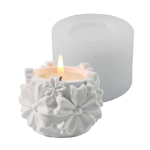 Silikonform mit Blumen-Schnitzerei, Epoxidharz, Silikonformen für Kerzenhalter, Teelichthalter, Heimdekoration, Silikon-Zylinderformen Silikonform mit Blumen-Schnitzerei, Epoxidharz, Silikonformen für Kerzenhalter, Teelichthalter, Heimdekoration, Silikon-Zylinderformen von Avejjbaey