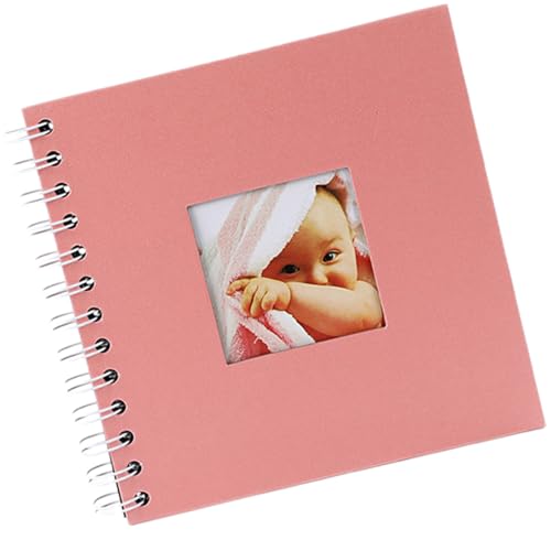 Upgrades Papier-Babyalbum, tragbares Baby-Fotoalbum, 17 x 17 cm, für einzigartige personalisierte Andenken und Feiern von Avejjbaey