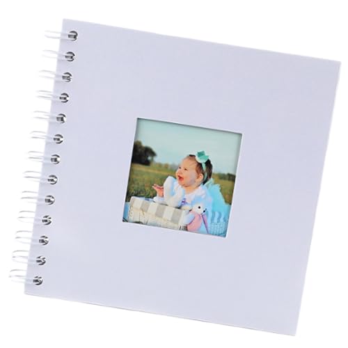 Upgrades Papier-Babyalbum, tragbares Baby-Fotoalbum, 17 x 17 cm, für einzigartige personalisierte Andenken und Feiern von Avejjbaey