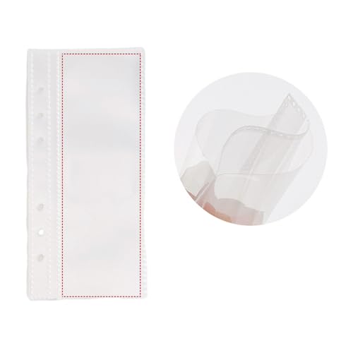 Wasserbeständige 6 Ringe PVC Kartenordner Ordnerabdeckungen 6 Rings Kartenalbum Binder Covers Oder 10 Pieces Hole Loch Pocket Pocket Professional Management von Avejjbaey