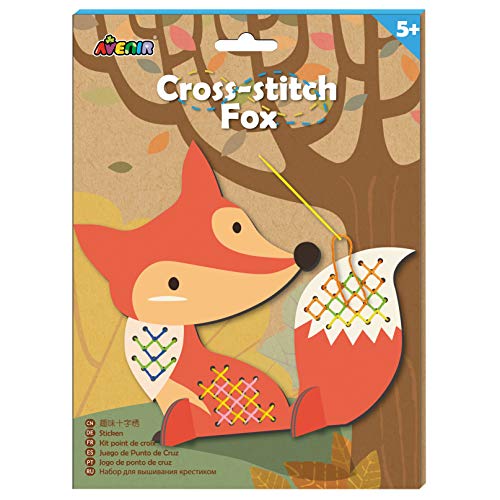 AVENIR 6301441 Cross Stitch Fox, Mehrfarbig von Avenir