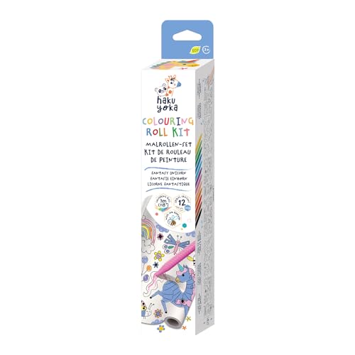 Haku Yoka 6303068 Wachsmal-Set, Malrolle Einhorn, 12 Bunte Wachsmalkreiden mit selbsthaftender Malvorlage, für Kinder ab 3 Jahren Haku Yoka 6303068 Wachsmal-Set, Malrolle Einhorn, 12 Bunte Wachsmalkreiden mit selbsthaftender Malvorlage, für Kinder ab 3 Jahren von Avenir