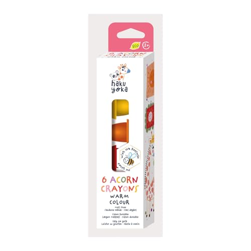 Haku Yoka 6303097 Eichel Wachsmalkreiden-Set, Warm, 6 Wachsmalblöcke in warmen Farben, Wachsmalkreide leicht zu greifen, ohne Abfärben, Wachsmalstifte für Kleinkinder ab 2 Jahren Haku Yoka 6303097 Eichel Wachsmalkreiden-Set, Warm, 6 Wachsmalblöcke in warmen Farben, Wachsmalkreide leicht zu greifen, ohne Abfärben, Wachsmalstifte für Kleinkinder ab 2 Jahren von Avenir