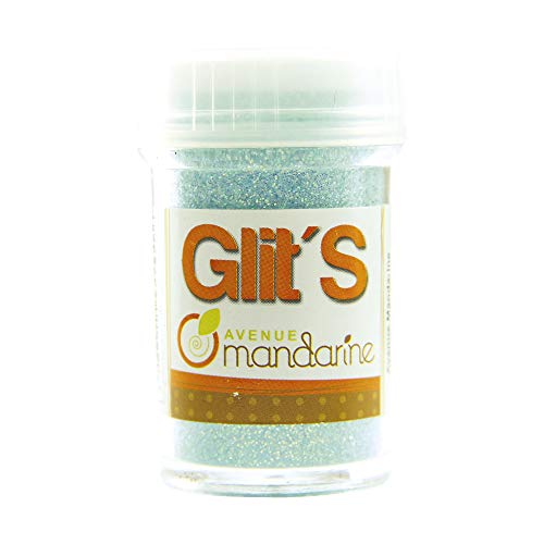 Avenue Mandarine 42742O Glitter Glit's Flakon (14g, mit praktischem Streuaufsatz zur leichten Handhabung, ideal für Kinder) 1 Stück Neon hellblau von Avenue Mandarine