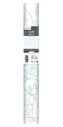 Avenue Mandarine GY125C - Ausmalrolle Graffy Roll, 5 m x 35 cm, Zeichnung 50cm wiederholt sich 10-mal, Plakatpapier 90g, Schule, 1 Rolle Avenue Mandarine GY125C - Ausmalrolle Graffy Roll, 5 m x 35 cm, Zeichnung 50cm wiederholt sich 10-mal, Plakatpapier 90g, Schule, 1 Rolle von Avenue Mandarine