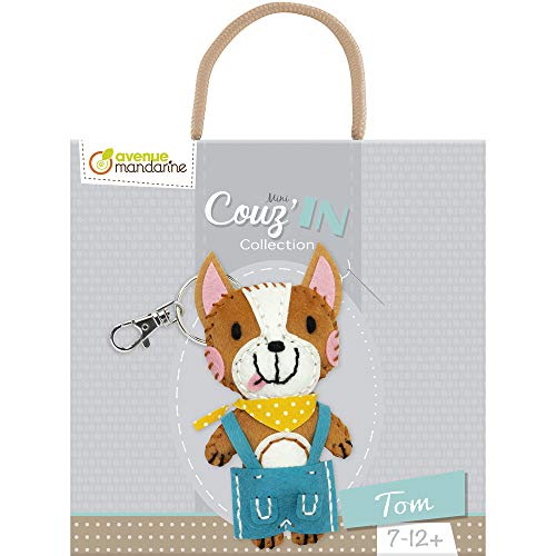 Avenue Mandarine KC087C Set Mini Couz'in, mit Löchern Versehene Wollfilzelemente, Selbstklebende Wollfilzelemente, Füllwatte, Nadel aus Kunststoff, Nähgarn, 1 Set, Tom Avenue Mandarine KC087C Set Mini Couz'in, mit Löchern Versehene Wollfilzelemente, Selbstklebende Wollfilzelemente, Füllwatte, Nadel aus Kunststoff, Nähgarn, 1 Set, Tom von Avenue Mandarine