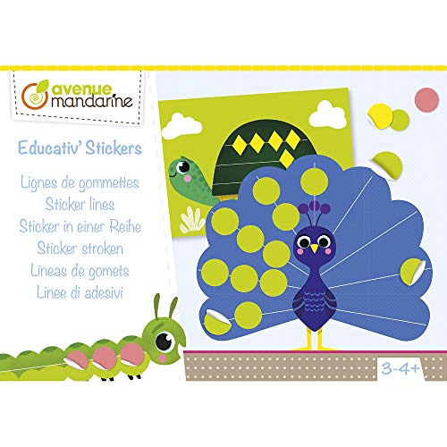 Avenue Mandarine KC101C - Kreativset Stickers in einer Reihe, geometrischen Sticker zum Aufkleben, ideal ab 4 Jahren, 1 Set Avenue Mandarine KC101C - Kreativset Stickers in einer Reihe, geometrischen Sticker zum Aufkleben, ideal ab 4 Jahren, 1 Set von Avenue Mandarine