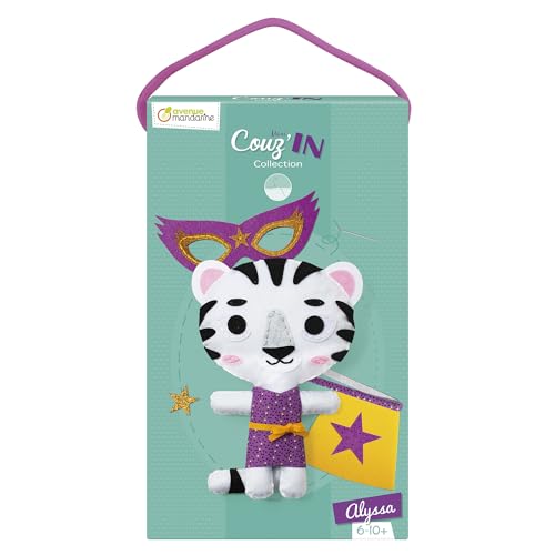 Avenue Mandarine KC154C – Kreatives Nähset für Kinder – Kuscheltier zum Nähen Maxi Couz'in – ab 6 Jahren – Alyssa die Tigresse Avenue Mandarine KC154C – Kreatives Nähset für Kinder – Kuscheltier zum Nähen Maxi Couz'in – ab 6 Jahren – Alyssa die Tigresse von Avenue Mandarine