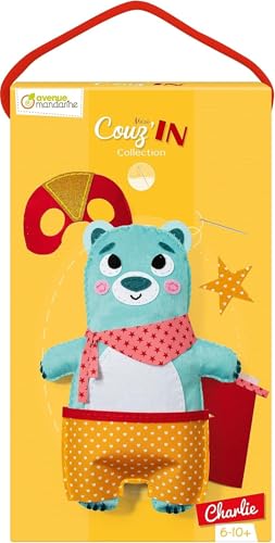 Avenue Mandarine KC156C – Kreatives Nähset für Kinder – Kuscheltier zum Nähen Maxi Couz'in – ab 6 Jahren – Super-Charlie Avenue Mandarine KC156C – Kreatives Nähset für Kinder – Kuscheltier zum Nähen Maxi Couz'in – ab 6 Jahren – Super-Charlie von Avenue Mandarine