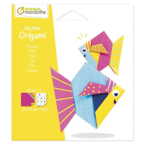 Avenue mandarine OR510C - Packung My little Origami mit 20 Origami Blätter 12x12 cm, Fisch Avenue mandarine OR510C - Packung My little Origami mit 20 Origami Blätter 12x12 cm, Fisch von Avenue Mandarine