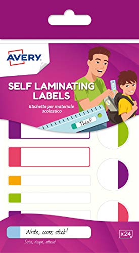 Avery Spanien APFLUO24-UK Farbige laminierte Etiketten für Schulmaterialien, 3 Größen, 24 Etiketten pro Umschlag. Avery Spanien APFLUO24-UK Farbige laminierte Etiketten für Schulmaterialien, 3 Größen, 24 Etiketten pro Umschlag. von Avery