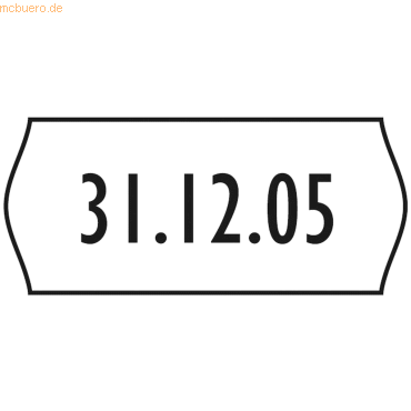 Avery Zweckform Handauszeichner-Etikett 12x26mm 10x1500 weiß permanent Avery Zweckform Handauszeichner-Etikett 12x26mm 10x1500 weiß permanent von Avery Zweckform