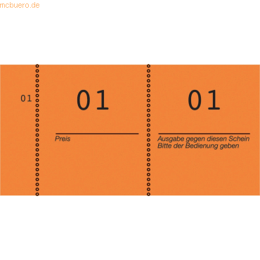 Avery Zweckform Nummernblock Kompaktblock fortlaufend nummeriert 10 Bl von Avery Zweckform