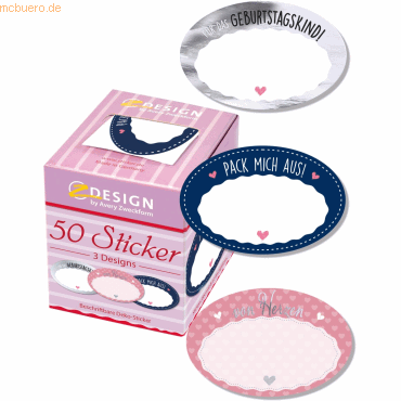 6 x Avery Zweckform Schmucketikett auf Rolle 'von Herzen' oval 58 mm 3 6 x Avery Zweckform Schmucketikett auf Rolle 'von Herzen' oval 58 mm 3 von Avery Zweckform