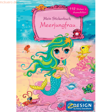 Avery Zweckform Stickerspielbuch Meerjungfrau Merlina A5 von Avery Zweckform