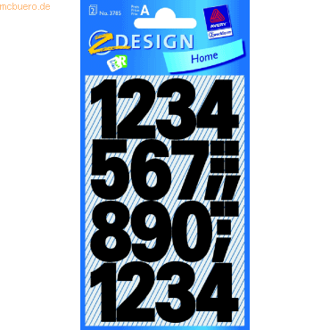 10 x Avery Zweckform Zahlenetiketten 76x120mm wetterfest schwarz VE=28 10 x Avery Zweckform Zahlenetiketten 76x120mm wetterfest schwarz VE=28 von Avery Zweckform