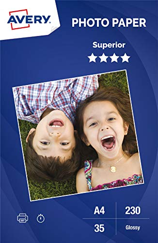 Avery 2497 Fotopapier glänzend A4 230 g/m² 35 Blatt Avery 2497 Fotopapier glänzend A4 230 g/m² 35 Blatt von Avery