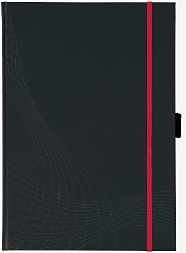 Avery Dennison Zweckform 7027 Notizbuch hardcover A5 gebunden kariert 80Bl von Avery