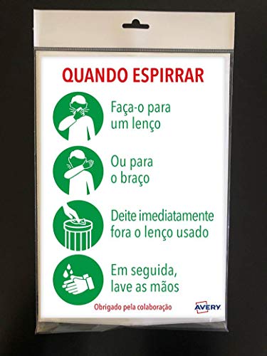 Avery España AV_KITCOVID5_PT Symptome und Alarm-Syndrom - Wenn Sie sprengen, 2 Folhas A4 Avery España AV_KITCOVID5_PT Symptome und Alarm-Syndrom - Wenn Sie sprengen, 2 Folhas A4 von Avery España