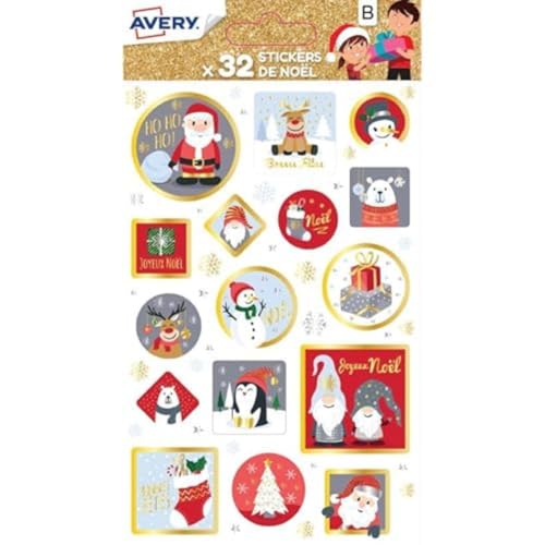 Avery - Set mit 32 Deko-Aufklebern – Kindermotiv Avery - Set mit 32 Deko-Aufklebern – Kindermotiv von Avery