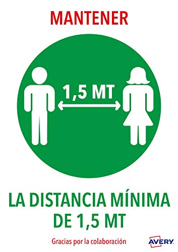 Avery Spanien AV_KITCOVID4_ES Signalisierung Coronavirus COVID19 – Aufrechterhaltung von Minima, 2 A4-Blätter Avery Spanien AV_KITCOVID4_ES Signalisierung Coronavirus COVID19 – Aufrechterhaltung von Minima, 2 A4-Blätter von Avery