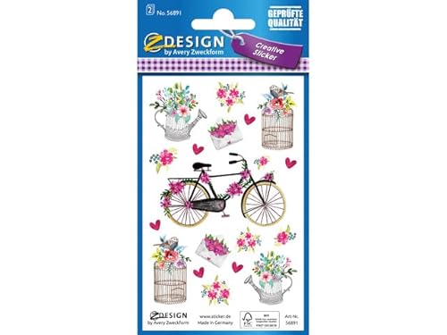 Papieretikett Z-Design kreatives Paket Ein 2 Blumenblatt von Avery