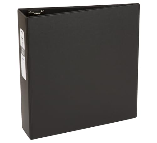 Ringbuch mit runden Ringen, Schwarz 1 Pack 3" schwarz von Avery