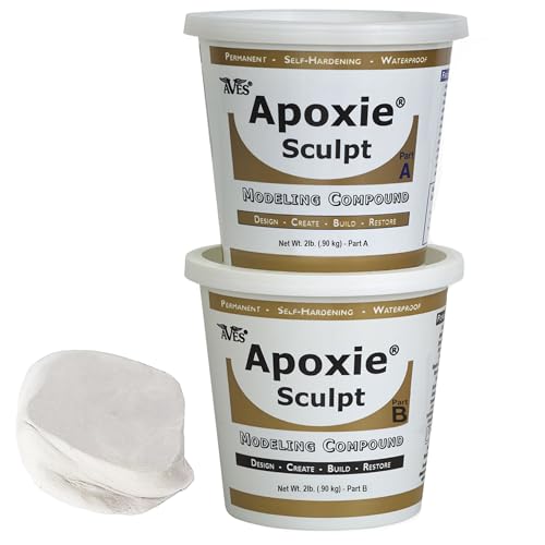 Apoxie Sculpt Modelliermasse, 4 Pfund, Epoxieharzkleber, weiß, von Aves Apoxie Sculpt Modelliermasse, 4 Pfund, Epoxieharzkleber, weiß, von Aves von Aves