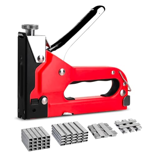 Avilia 3-in-1 Heftgerät mit 600 Heftklammern, ideal für Heimwerker und Profis, mit Sicherheitshaken, Schnellverstellung der Tiefe und Ersatznadeln, 23 x 14 x 3,5 cm Avilia 3-in-1 Heftgerät mit 600 Heftklammern, ideal für Heimwerker und Profis, mit Sicherheitshaken, Schnellverstellung der Tiefe und Ersatznadeln, 23 x 14 x 3,5 cm von Avilia