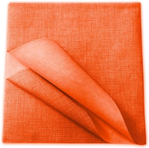 Avilia Set mit 100 Stück Tischdecke | Einwegtischdecke | Tischdecke für Flecken | Tischdecke für Partys | Tischdecken für Restaurant | Tischdecke aus TNT 100 x 100 cm, Orange Avilia Set mit 100 Stück Tischdecke | Einwegtischdecke | Tischdecke für Flecken | Tischdecke für Partys | Tischdecken für Restaurant | Tischdecke aus TNT 100 x 100 cm, Orange von Avilia