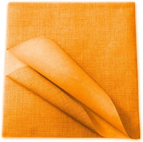 Avilia Set mit 100 Stück Tischdecke | Einwegtischdecke | Tischdecke für Flecken | Tischdecke für Partys | Tischdecken für Restaurant | Tischdecke aus TNT 140 x 140 cm, Orange Avilia Set mit 100 Stück Tischdecke | Einwegtischdecke | Tischdecke für Flecken | Tischdecke für Partys | Tischdecken für Restaurant | Tischdecke aus TNT 140 x 140 cm, Orange von Avilia