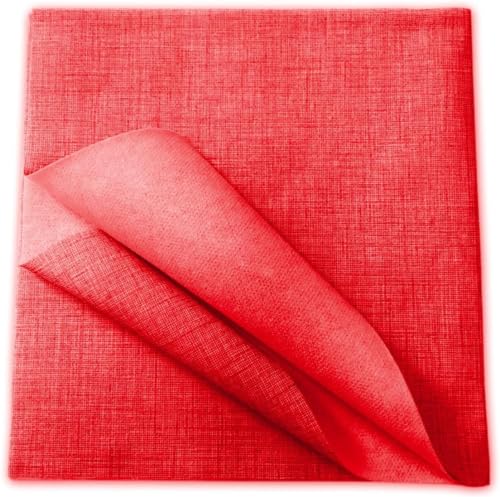 Avilia Set mit 100 Stück Tischdecke | Einwegtischdecke | Tischdecke für Flecken | Tischdecke für Partys | Tischdecken für Restaurant | Tischdecke aus TNT 140 x 140 cm, Rot Avilia Set mit 100 Stück Tischdecke | Einwegtischdecke | Tischdecke für Flecken | Tischdecke für Partys | Tischdecken für Restaurant | Tischdecke aus TNT 140 x 140 cm, Rot von Avilia