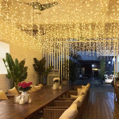 Avoalre Eisregen Lichtervorhang außen 4M x 0.6M, Erweiterbar max. 20 Sätze Weihnachtslichterkette, 8 Modi Weihnachtsbeleuchtung Eisregen für Fenster Balkon Wand Zimmer Feiertag Party Hochzeit Avoalre Eisregen Lichtervorhang außen 4M x 0.6M, Erweiterbar max. 20 Sätze Weihnachtslichterkette, 8 Modi Weihnachtsbeleuchtung Eisregen für Fenster Balkon Wand Zimmer Feiertag Party Hochzeit von Avoalre