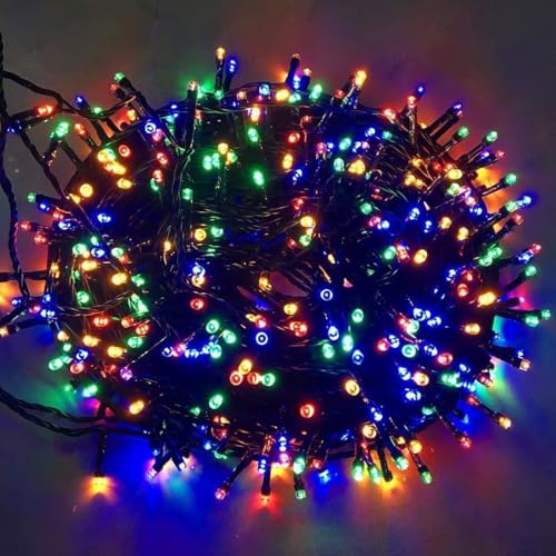 Avoalre Lichterkette Batterien 40M 300LEDs Weihnachtsbeleuchtung Außen, 8 Modi Lichterkette Batterie außen mit Timer, IP44 Wasserdicht Lichterkette für weihnachtsbaum Hochzeit, Party, Garten von Avoalre