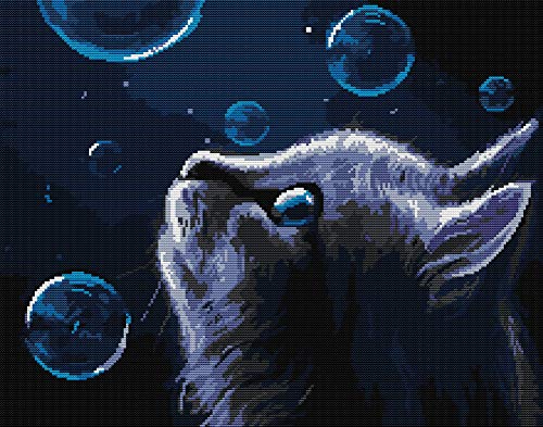 Awesocrafts Kreuzstich Stickpackungen, Nacht Katze Kätzchen Blase Tiere Niedlich Bilder Vorlagen Stickerei Set Vorgedruckt Awesocrafts Kreuzstich Stickpackungen, Nacht Katze Kätzchen Blase Tiere Niedlich Bilder Vorlagen Stickerei Set Vorgedruckt von Awesocrafts