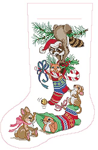 Awesocrafts Kreuzstich Stickpackungen, Weihnachten Strümpfe Bilder Vorlagen Stickerei Set Zählmuster Awesocrafts Kreuzstich Stickpackungen, Weihnachten Strümpfe Bilder Vorlagen Stickerei Set Zählmuster von Awesocrafts