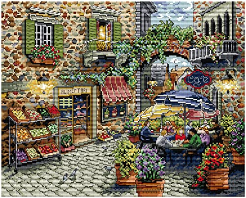 Awesocrafts Kreuzstich Stickpackungen Vorgedruckt Café Bilder Vorlagen Sticken Set Vorgedruckt 14CT 2 Stränge Awesocrafts Kreuzstich Stickpackungen Vorgedruckt Café Bilder Vorlagen Sticken Set Vorgedruckt 14CT 2 Stränge von Awesocrafts
