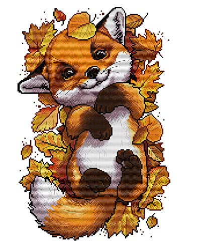 Awesocrafts Kreuzstich Stickpackungen Vorgedruckt Herbst kleiner Fuchs Bilder Vorlagen Sticken Set Vorgedruckt 14CT 2 Stränge Awesocrafts Kreuzstich Stickpackungen Vorgedruckt Herbst kleiner Fuchs Bilder Vorlagen Sticken Set Vorgedruckt 14CT 2 Stränge von Awesocrafts